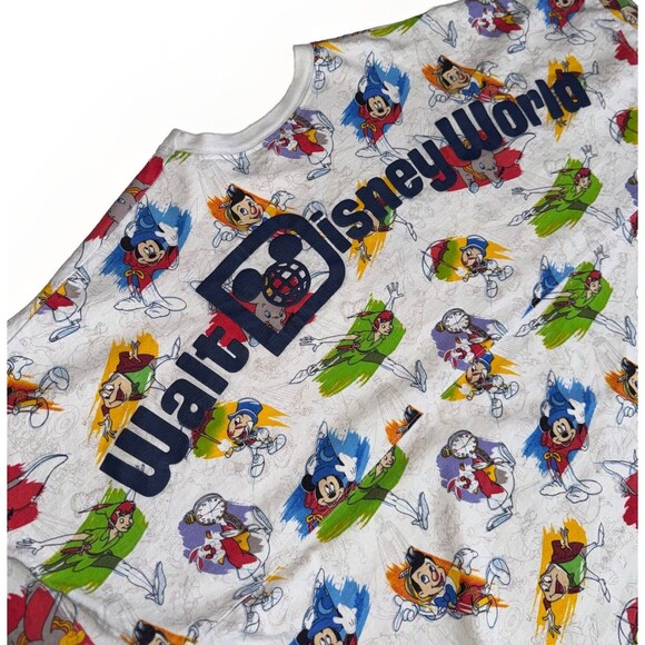 Disney World Ink and Paint Spirit Jersey Dumbo, Peter Pan, Sorcerer Mickey - XL - Picture 7 of 7